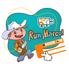 Квест – кодинг Run Marco! Учимся думать, как разработчик - КИБЕРшкола программирования для детей, компьютерные курсы для школьников, начинающих и подростков - KIBERone г. Ишимбай